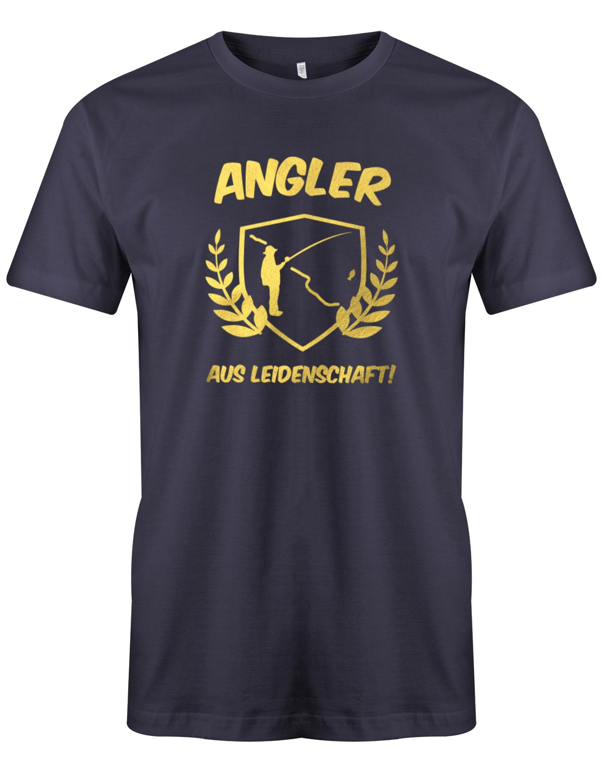 Angler-aus-Leidenschaft-Herren-Shirt-Navy
