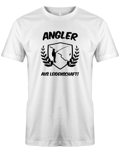 Angler-aus-Leidenschaft-Herren-Shirt-Weiss