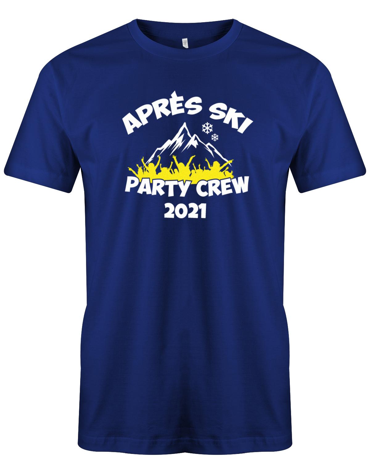Apres-Ski-Party-Crew-Herren-Shirt-Royalblau