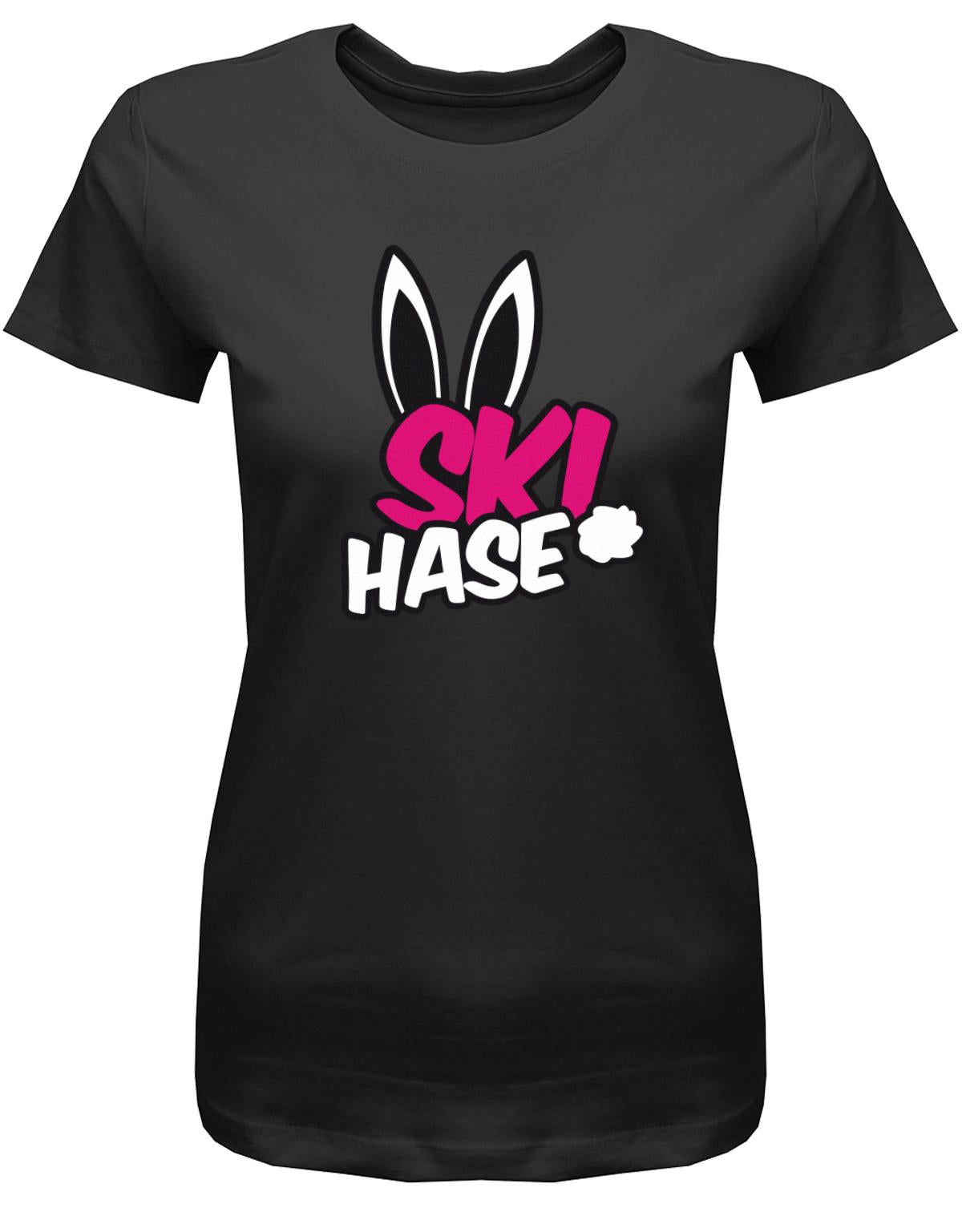 Apres-Ski-Ski-Hase-Damen-Shirt-schwarz