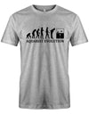 Aquarist-Evolution-Herren-Shirt-Aquarium-Grau