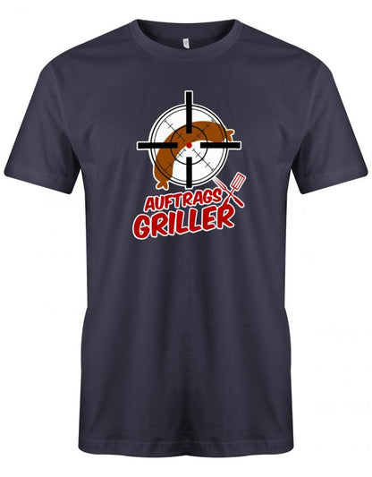 Auftragsgriller-Herren-Grillen-Shirt-Navy