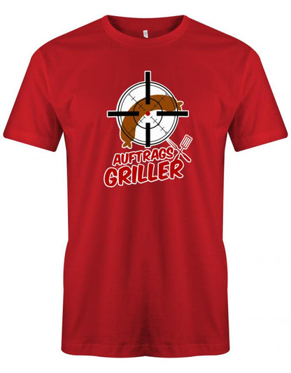 Auftragsgriller-Herren-Grillen-Shirt-rot