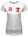 Austria-25-Wappen-Damen-Shirt-Weiss