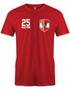 Austria-25-Wappen-Herren-Shirt-Rot