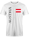 Austria-Fahne-Herren-Shirt-Weiss