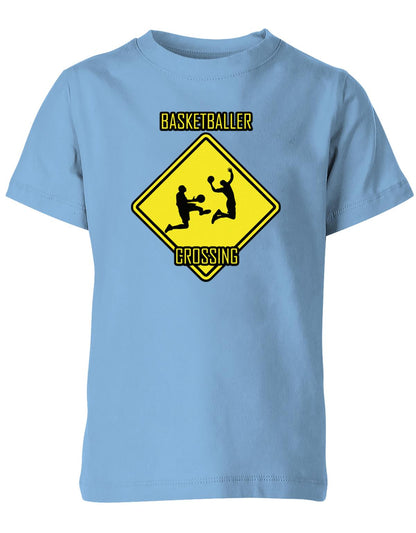 BAsketballer-Crossing-Kinder-Shirt-Hellblau