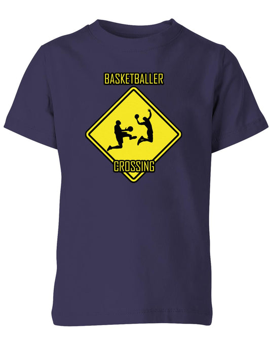 BAsketballer-Crossing-Kinder-Shirt-Navy