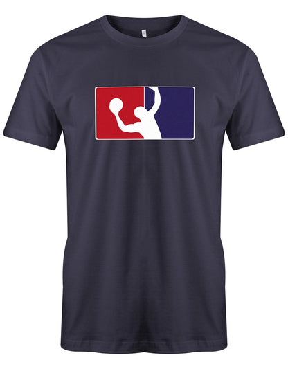 Basketball-Logo-herren-Shirt-Navy