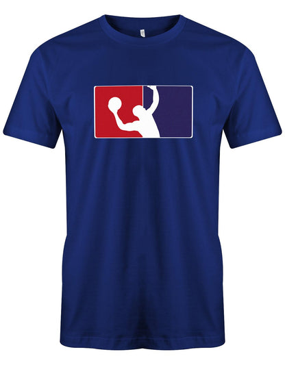 Basketball-Logo-herren-Shirt-Royalblau