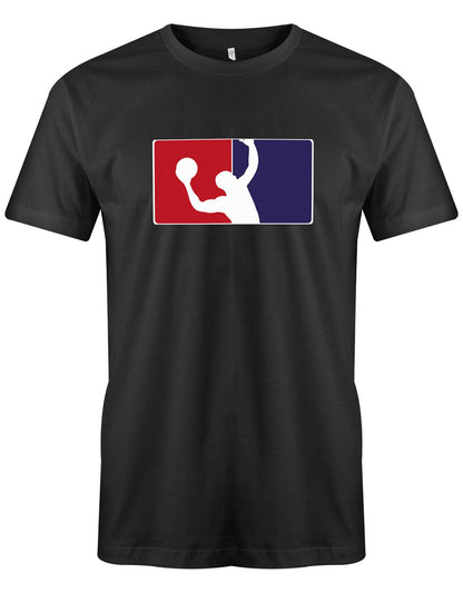 Basketball-Logo-herren-Shirt-Schwarz
