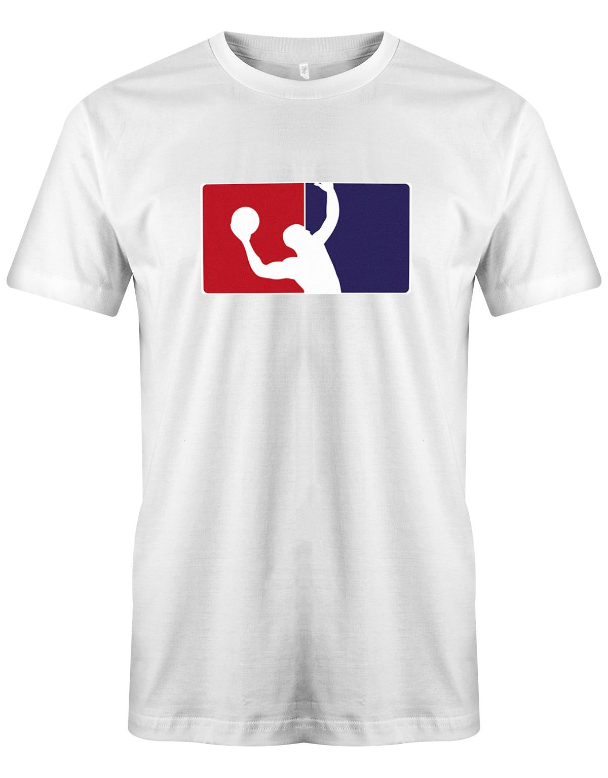 Basketball-Logo-herren-Shirt-Weiss