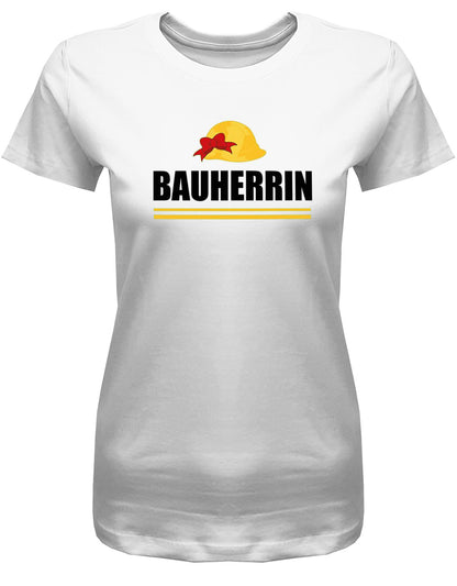 Bauherrin-Bauhelm-Shirt-Damen-weiss