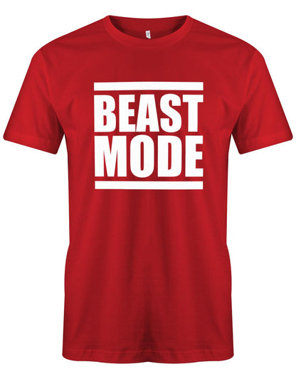 Beast-Mode-Block-Bodybuilder-Herren-Shirt-Rot