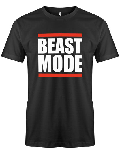 Beast-Mode-Block-Bodybuilder-Herren-Shirt-SChwarz