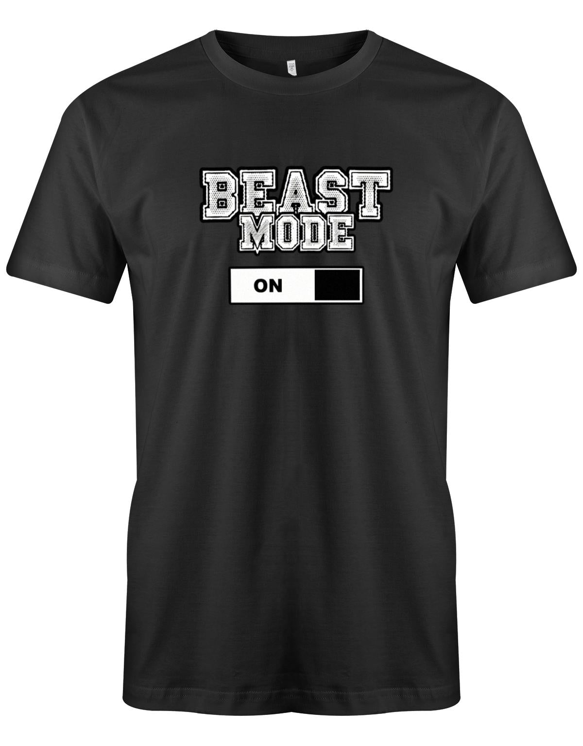 Beast-Mode-on-bodybuilder-Shirt-Herren-Schwarz