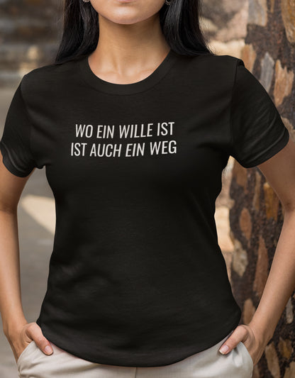T-Shirt mit Wunschtext Damen - Minimalistisch
