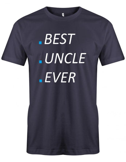 Best-Uncle-ever-bester-Onkel-f-r-Immer-Herren-Shirt-Navy