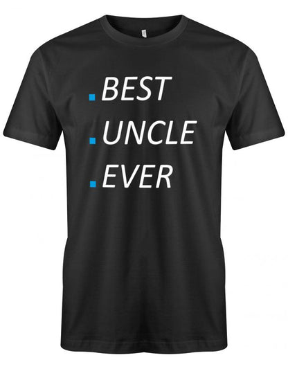 Best-Uncle-ever-bester-Onkel-f-r-Immer-Herren-Shirt-Schwarz