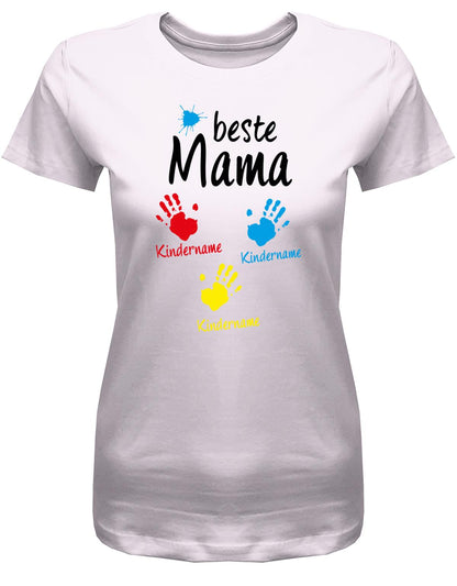 Beste-Mama-3-Kinder-Wusnchnamen-Damen-Shirt-Rosa