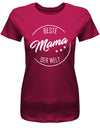 Beste Mama der Welt- Damen T-Shirt Geschenk-Muttertagsgeschenk-Sorbet