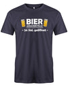Bier-Annahmestelle-Herren-Shirt-Navy