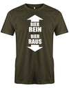 Bier-rein-Bier-raus-Bier-Shirt-Herren-Army