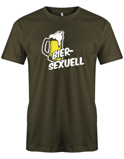 Biersexuell-Herren-Bier-Shirt-Army