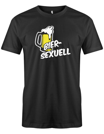 Biersexuell-Herren-Bier-Shirt-Schwarz