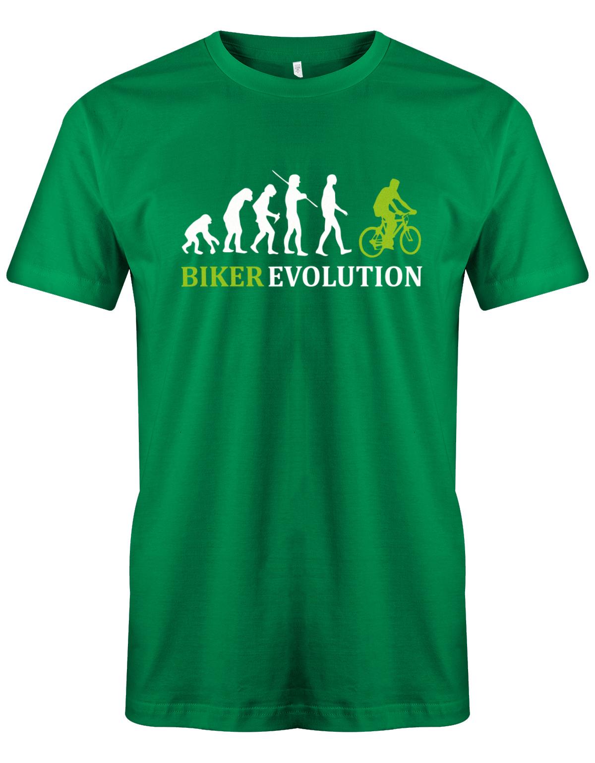 Biker-Evolution-Herren-Shirt-Gr-n