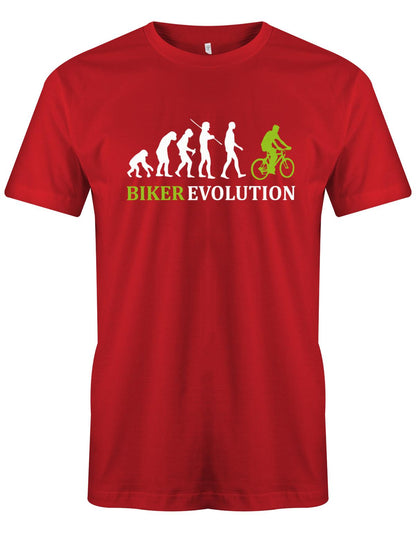 Biker-Evolution-Herren-Shirt-Rot