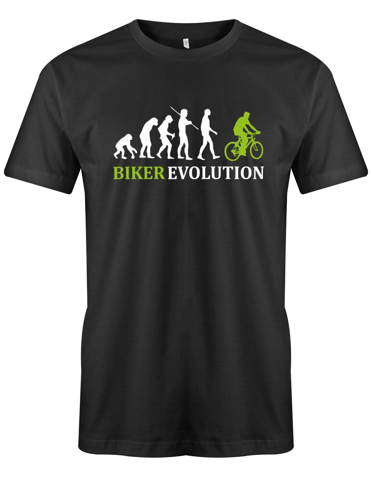 Biker-Evolution-Herren-Shirt-Schwarz