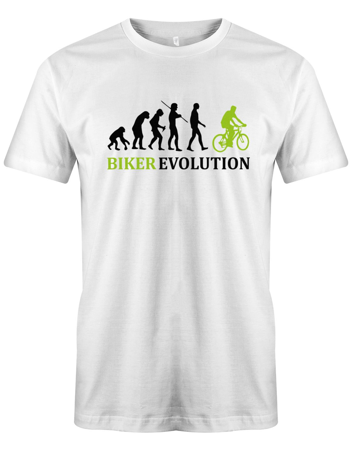 Biker-Evolution-Herren-Shirt-Weiss