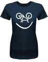 Biker-Smiley-Damen-Shirt-Navy