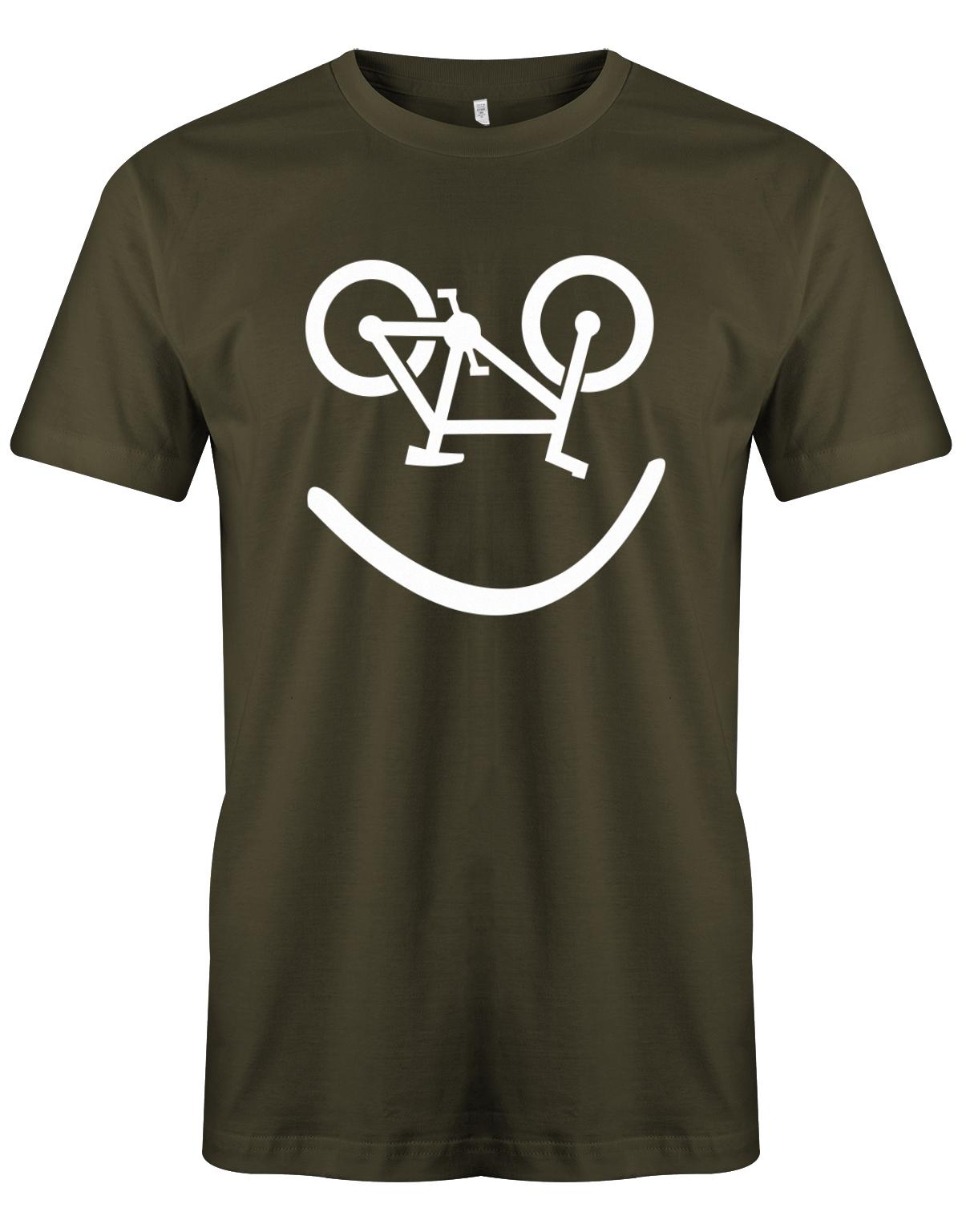 Biker-Smiley-Herren-Shirt-Army