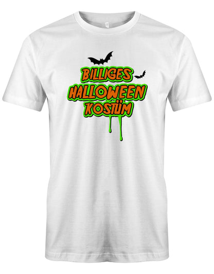 Billiges-Halloween-Kost-m-Shirt-Herren-Weiss