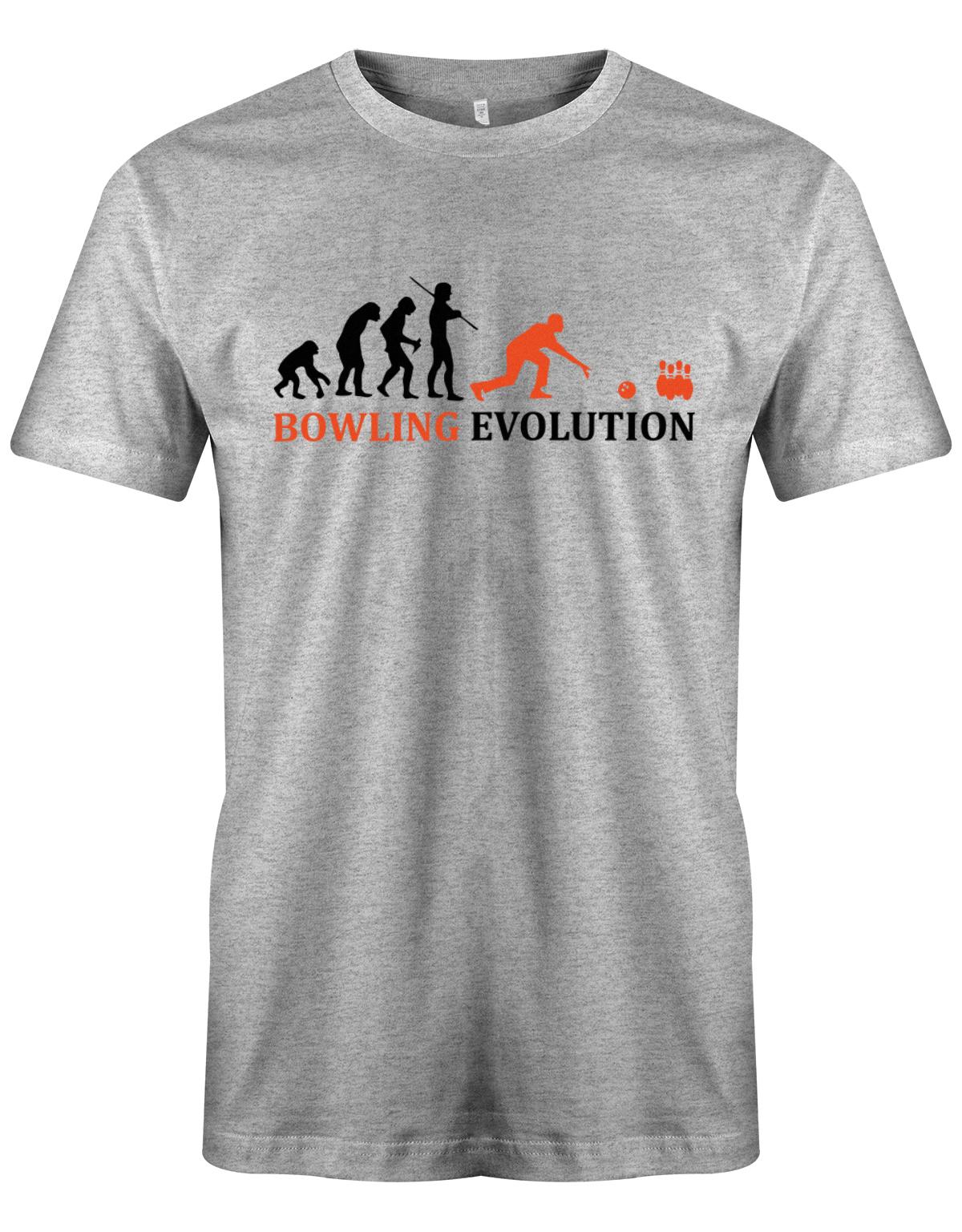 Bowling-Evolution-Bowler-Herren-Shirt-Grau