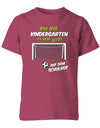 Bye Bye Kindergarten ich kicke jetzt auf dem Schulhof Kita Abgänger 2024 Shirt  Kita Shirt  Sorbet