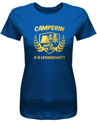 Camperin-Aus-leidenschaft-Damen-Camping-Shirt-Royalblau