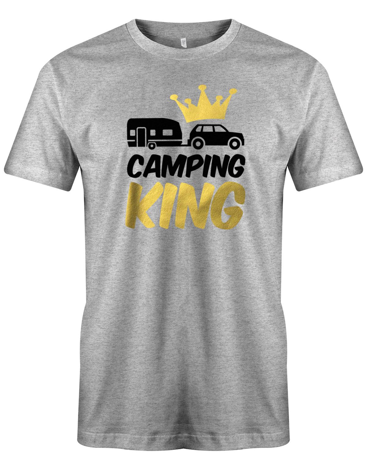 Camping-King-Herren-Shirt-Camper-Grau