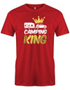 Camping-King-Herren-Shirt-Camper-Rot