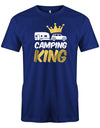 Camping-King-Herren-Shirt-Camper-royalblau