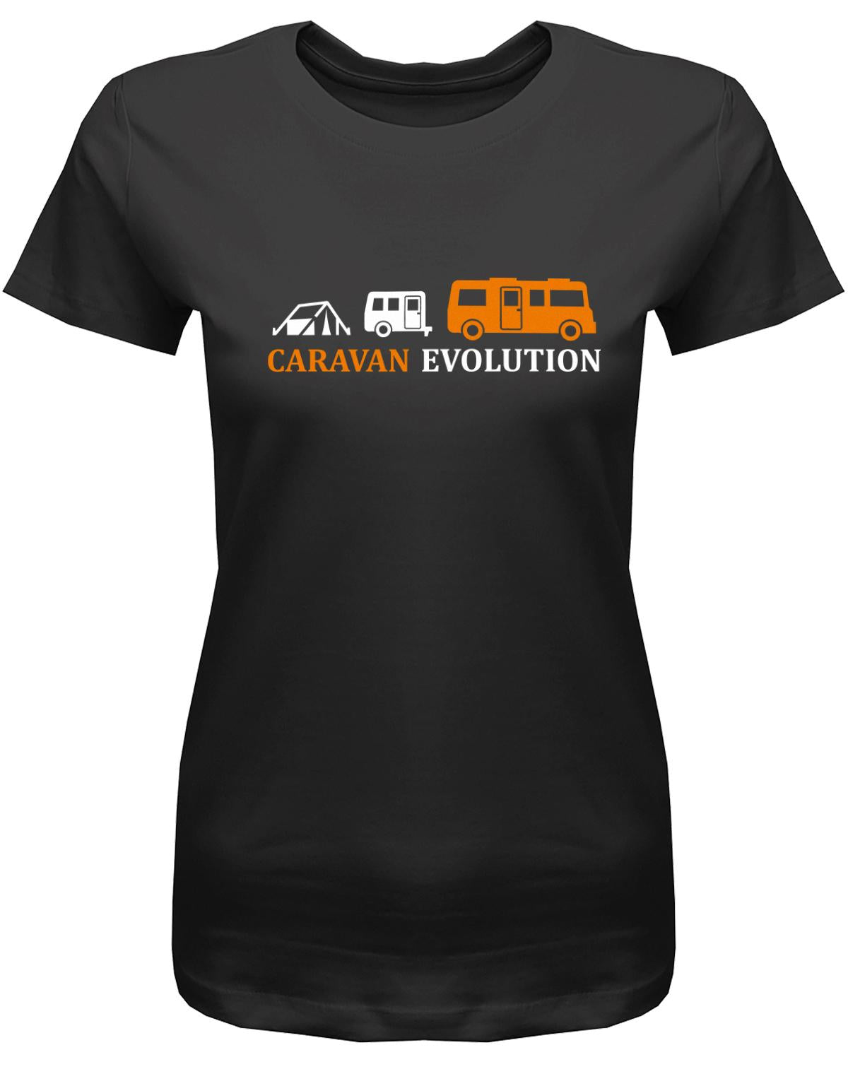 Caravan-Evolution-Damen-Shirt-Schwarz