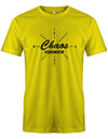 Chaos-Koordinator-Papa-Herren-Shirt-Gelb