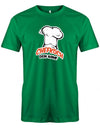 Griller Koch Tshirt - Chefkoch Mütze mit Wunschname personalisiert grün