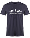 Chopper-Evoution-Herren-Biker-Motoradfahrer-Shirt-Navy