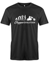 Chopper-Evoution-Herren-Biker-Motoradfahrer-Shirt-Schwarz