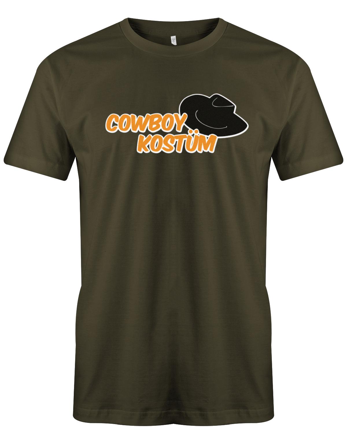 Cowboy-Kost-m-Hut-Fasching-Shirt-Army