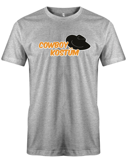 Cowboy-Kost-m-Hut-Fasching-Shirt-Grau