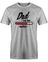 Dad-to-be-Loading-Herren-Shirt-Grau